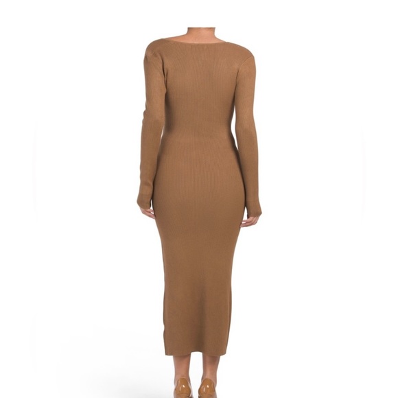 Nwt house of Harlow brown dress Sz m - Picture 2 of 11